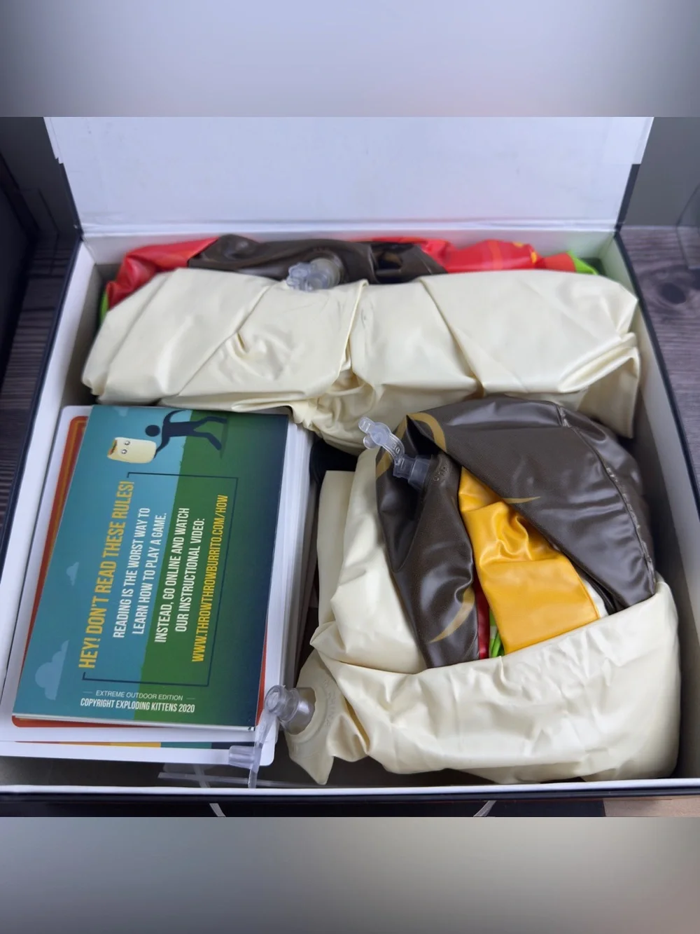 Throw Throw Burrito Extreme Outdoor Edition Game Complete Opened